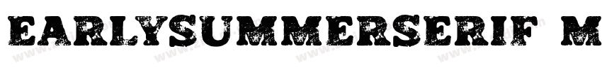 EarlySummerSerif Med字体转换